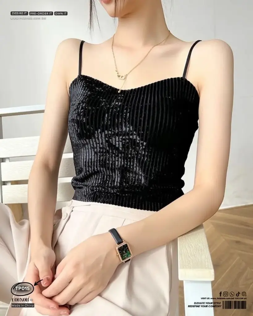Fei Lian Velvet Camisole with Chest Pads Innerwear & Outerwear 