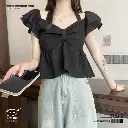  Fairy Off-Shoulder Ruffle Two-Way Wear Top