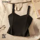 French Style Camisole Vest Slim Fit Inner & Outer Wear