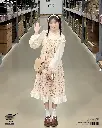 Tea Break French Floral Princess Dress 