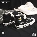  Famous Generals Korean-Style High-Top Floral Streetwear Sneaker 