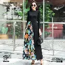 Knitted Long Sleeve, Hooded A-Line Fit Dress