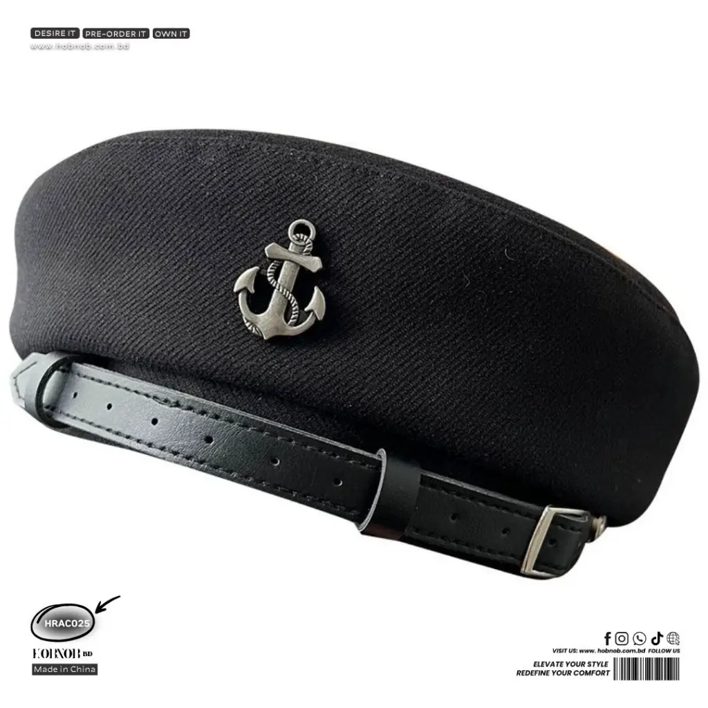 Maillard Style British Retro Anchor Beret 