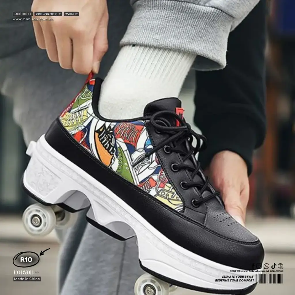Roller Shoes Luminous Skating Sneakers For Kids & Teens 