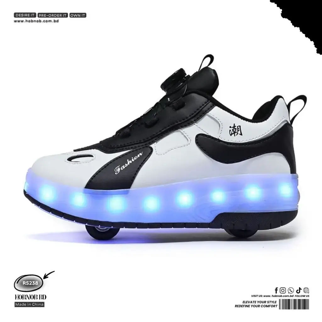 Multifunction Deformable Roller Shoes-2-in1Retractable Skating Sneakers 