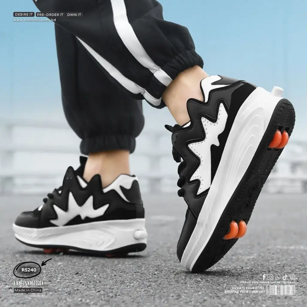 Guipais Style Retractable Sports Unisex Skating Sneakers