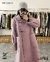 Heart Cashmere Coat Women's Winter Overcoat