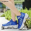 Flying Magic Retractable Roller Shoes Wheel Skating Sneakers