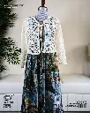 Bohemian Knitted Open work Coat Only Dress