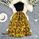     3D Jacquard One-Shoulder Midi Dress 