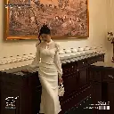  Chinese Fusion Retro High Waist Long Skirt Dress