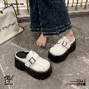 European Small Thick Bottom Heightening Wedge Heel